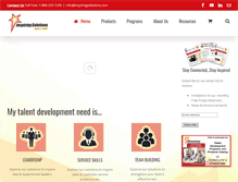 Tablet Screenshot of inspiringsolutions.com